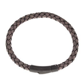 Unique & Co Brown Leather Bracelet