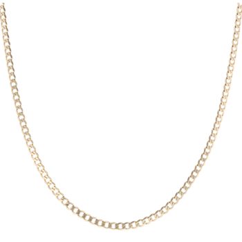 9ct Yellow Gold Curb Chain 20"
