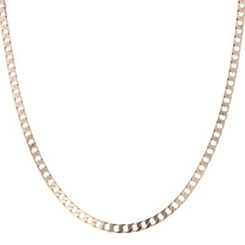 9ct Yellow Gold Curb Chain 22"