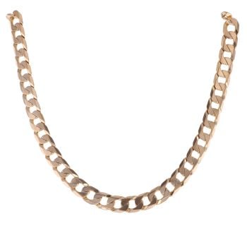 9ct Yellow Gold Curb Chain 20"