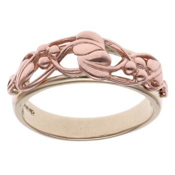9ct Yellow and Rose Gold Tree Of Life Clogau Ring