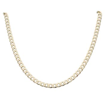 9ct Yellow Gold Curb Chain 20"