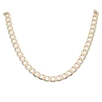 9ct Yellow Gold Curb Chain 20"