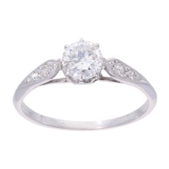 18ct White Gold 0.60ct Diamond Solitaire Ring