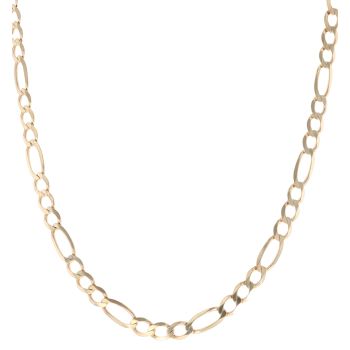 9ct Yellow Gold Figaro Chain 18"