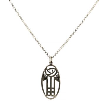 9ct Yellow Gold Rennie Mac Pendant and Chain 24"