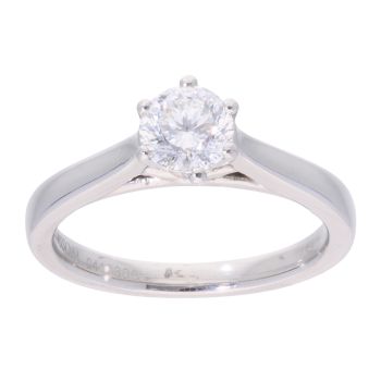 Platinum 0.75ct Diamond Solitaire Ring