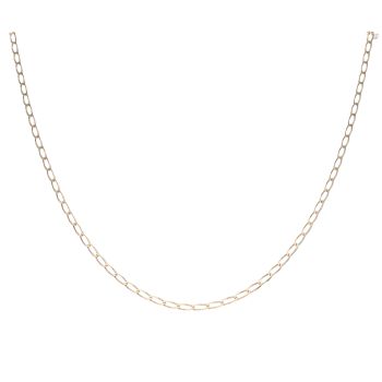 9ct Yellow Gold Curb Chain 20"