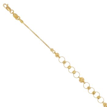 22ct Yellow Gold Fancy Bracelet 7"