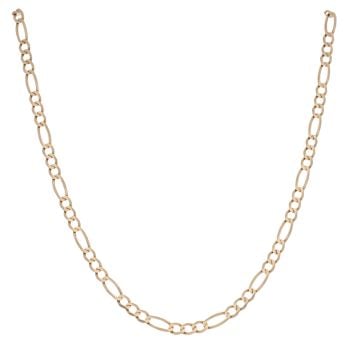 9ct Yellow Gold Figaro Chain 18"