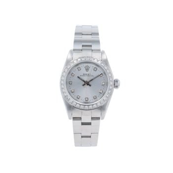 Rolex Custom Oyster Perpetual Pre Owned Watch Ref 76080