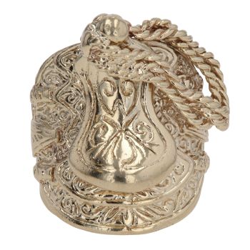9ct Yellow Gold Patterned Saddle Ring