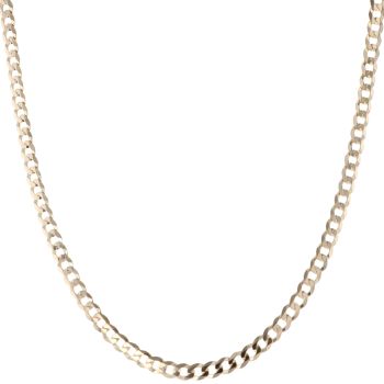 9ct Yellow Gold Curb Chain 22"