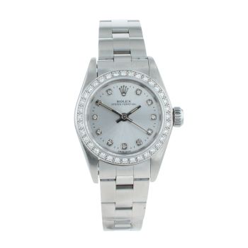 Rolex Custom Oyster Perpetual Pre Owned Watch Ref 67180