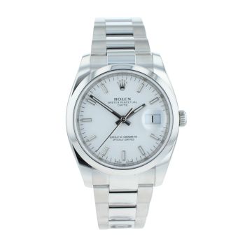 Rolex Oyster Perpetual Date Pre Owned Watch Ref 115200