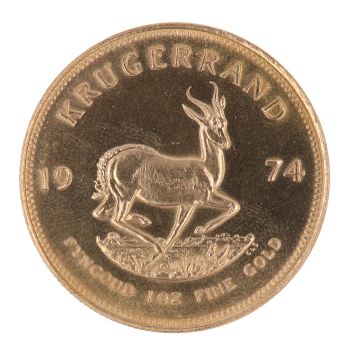 1974 1oz South Africa Krugerrand Coin