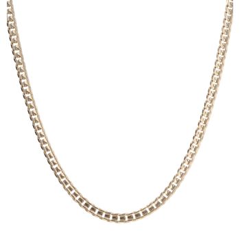 9ct Yellow Gold Curb Chain 16"