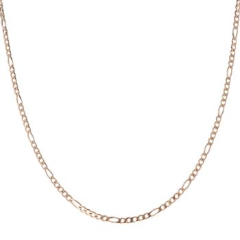 9ct Yellow Gold Figaro Chain 18"