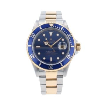 Rolex Submariner 'Bluesy' Pre Owned Watch Ref 16613