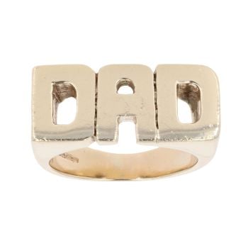 9ct Yellow Gold Dad Ring