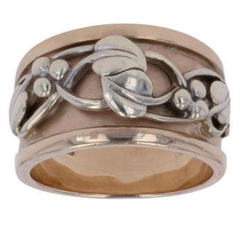 9ct Yellow and White Gold Tree of Life Clogau Ring