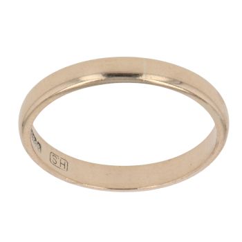 9ct Yellow Gold 2mm Wedding Band