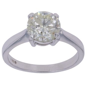 18ct White Gold 2.00ct Tinted Diamond Solitaire Ring