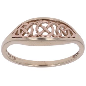 9ct Yellow and Rose Gold Annwyl Clogau Ring