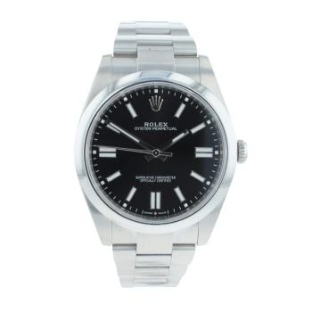 Rolex Oyster Perpetual Pre Owned Watch Ref 124300