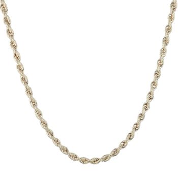 14ct Yellow Gold Rope Chain 18"