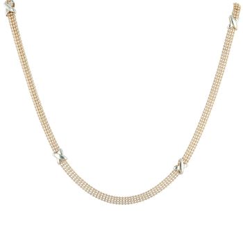 9ct Yellow Gold Fancy Popcorn Chain 16"