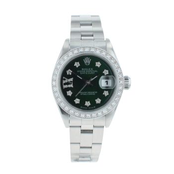 Rolex Custom Oyster Perpetual Date Pre Owned Watch Ref 69160