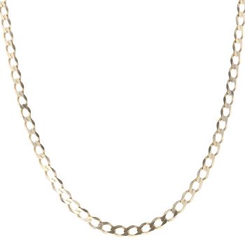 9ct Yellow Gold Curb Chain 20"
