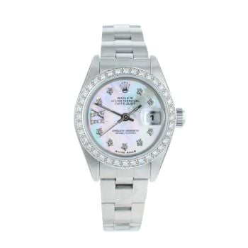 Rolex Custom Oyster Perpetual Date Pre Owned Watch Ref 79160