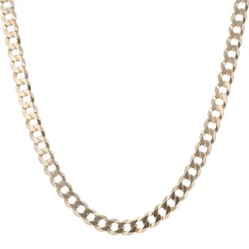 9ct Yellow Gold Curb Chain 20"