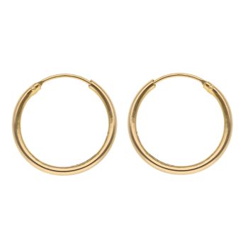 22ct Yellow Gold Hoop Earrings