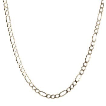 9ct Yellow Gold Figaro Chain 24"