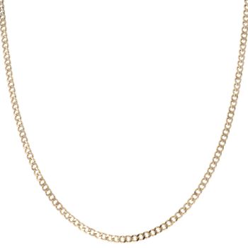 9ct Yellow Gold Curb Chain 24"