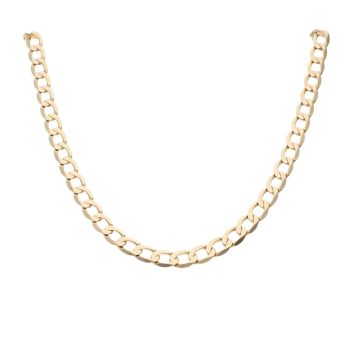 9ct Yellow Gold Curb Chain 20"