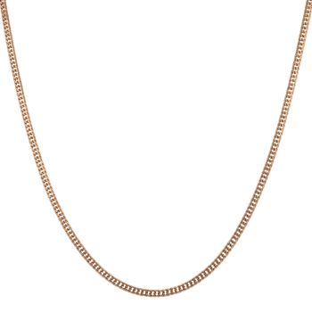 9ct Yellow Gold Double Curb Chain 20"