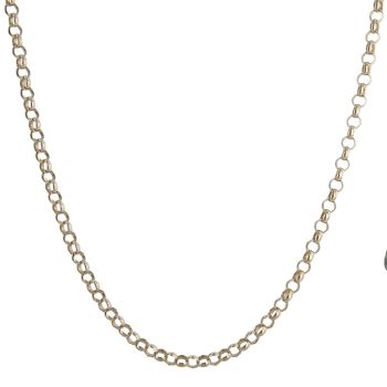 9ct Yellow Gold Belcher Chain 20"
