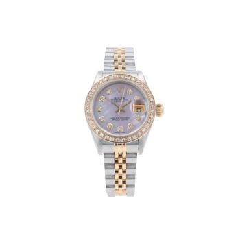 Rolex Custom Datejust Pre Owned Watch Ref 69173
