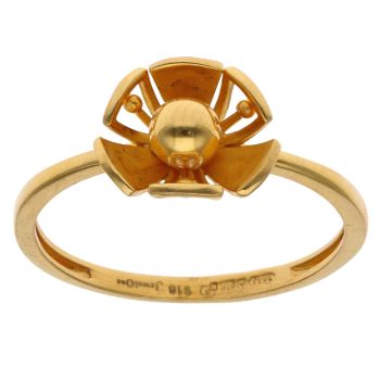 22ct Yellow Gold Flower Ring