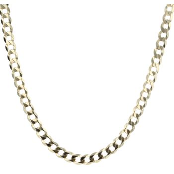 9ct Yellow Gold Curb Chain 20"