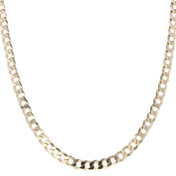 9ct Yellow Gold Curb Chain 22"