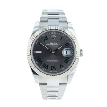 Rolex Datejust 'Wimbledon' Pre Owned Watch Ref 126334