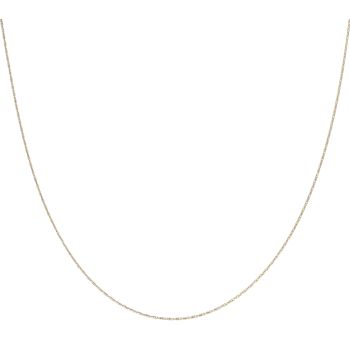 22ct Yellow and White Gold Pipe Chain 16"