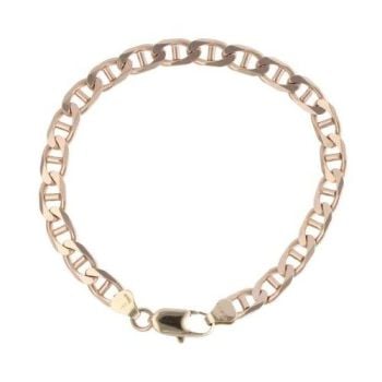 9ct Yellow Gold Anchor Bracelet 7"
