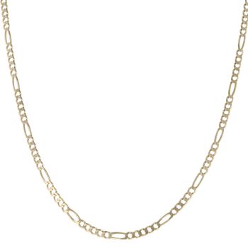 14ct Yellow Gold Figaro Chain 22"
