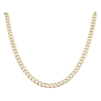 9ct Yellow Gold Curb Chain 20"